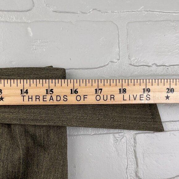 Carlise Suit Women Jacket 4/Pants 8 Green Bronze Zipper 2pc Wool Silk NWT VTG - Picture 15 of 16